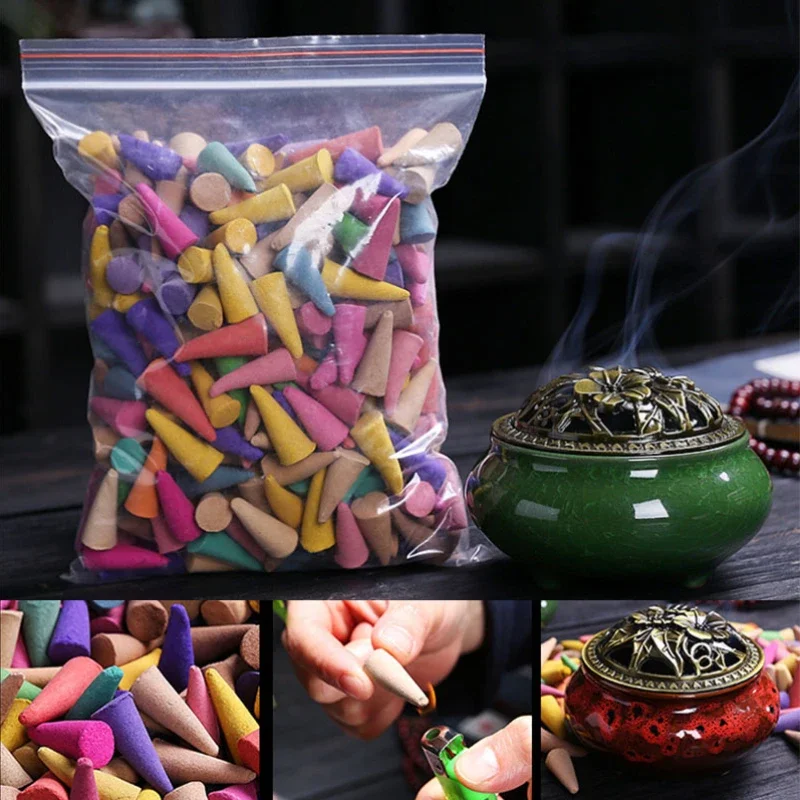 Home Fragrance Luxury - 60Pcs Scented Incense Cones Anxiety Relief