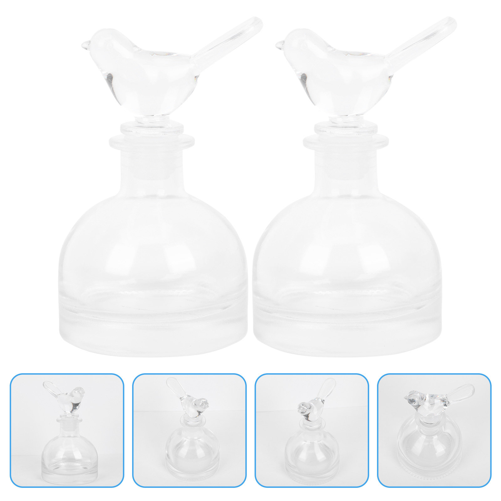 2Pcs Glass Perfume Bottles Pre - đánh giá và giá Home Fragrance Aromatherapy