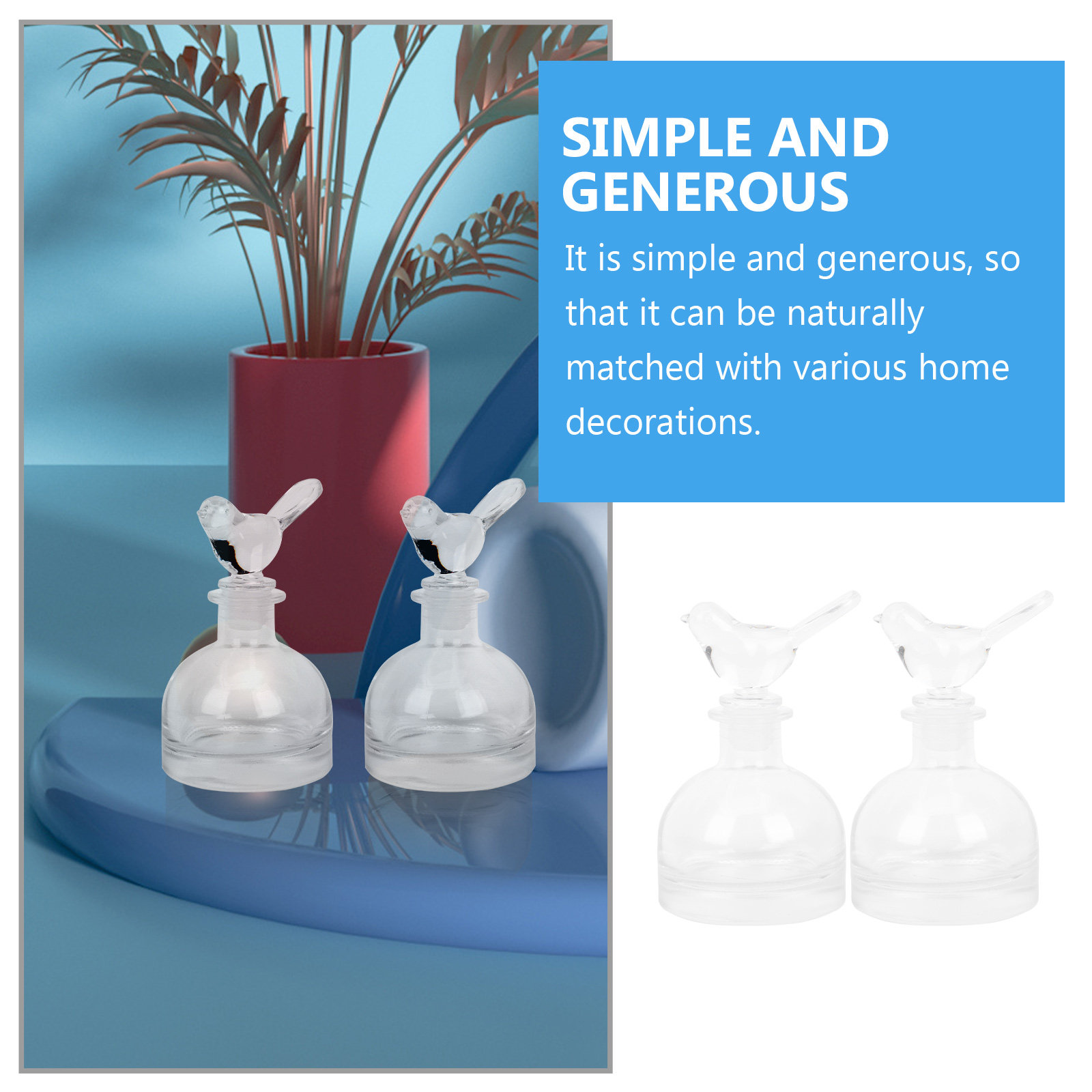 2Pcs Glass Perfume Bottles Pre - đánh giá và giá Home Fragrance Aromatherapy