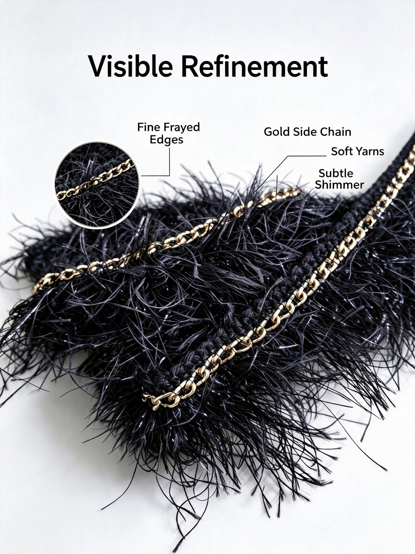 3 Meters Black Faux Feather Ta - đánh giá và giá Home Fragrance No 3