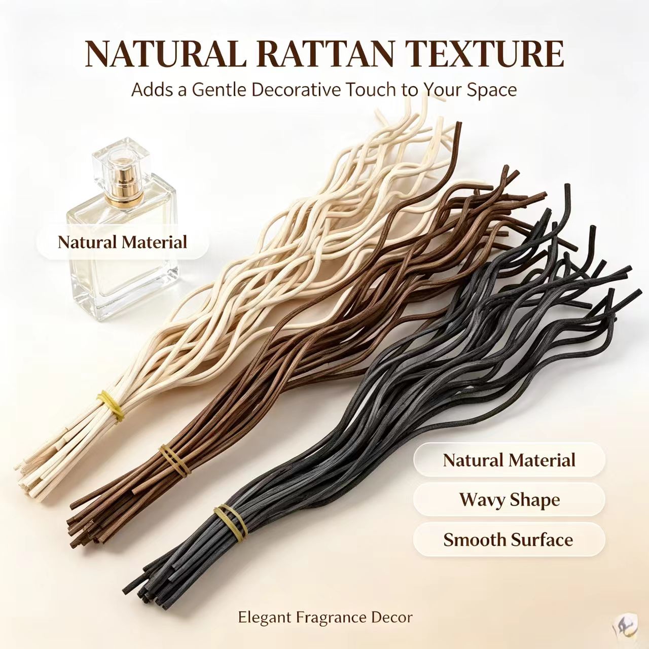 20Pcs Long Wavy Rattan Reed Di - đánh giá và giá Home Fragrance Diffuser Sticks