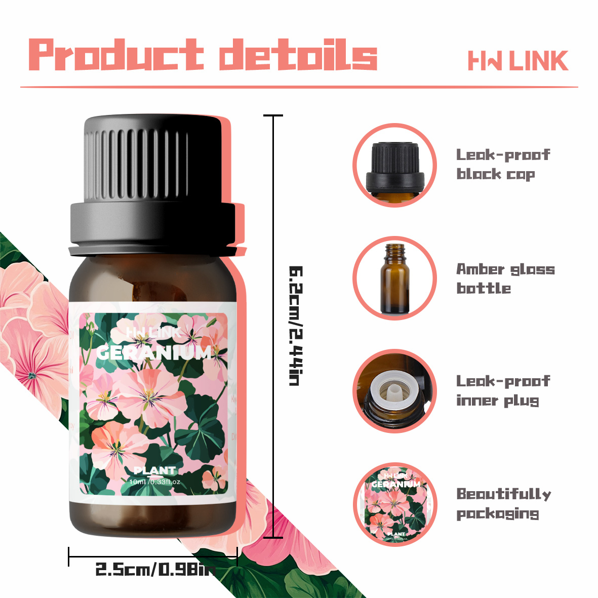 Geranium Essential Oil 10ml 10 - đánh giá và giá Essential Oil Blend